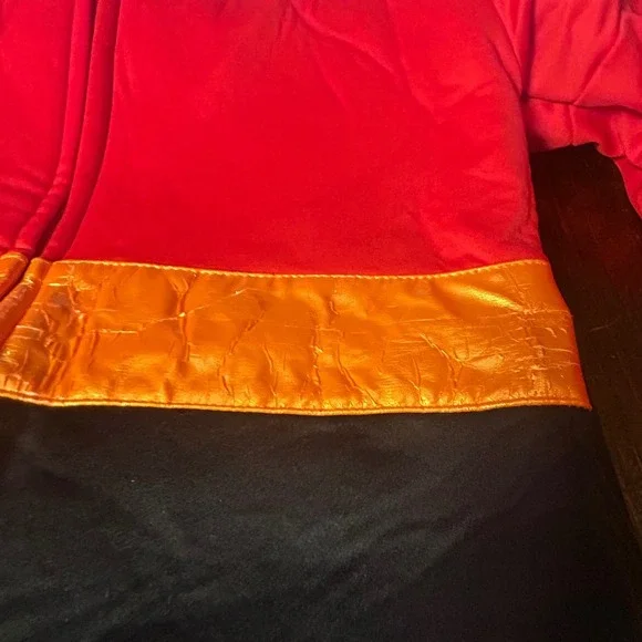 Disney‎ The Incredibles Halloween Costume Kids Large Super Hero Red Black Gloves - Picture 9 of 10